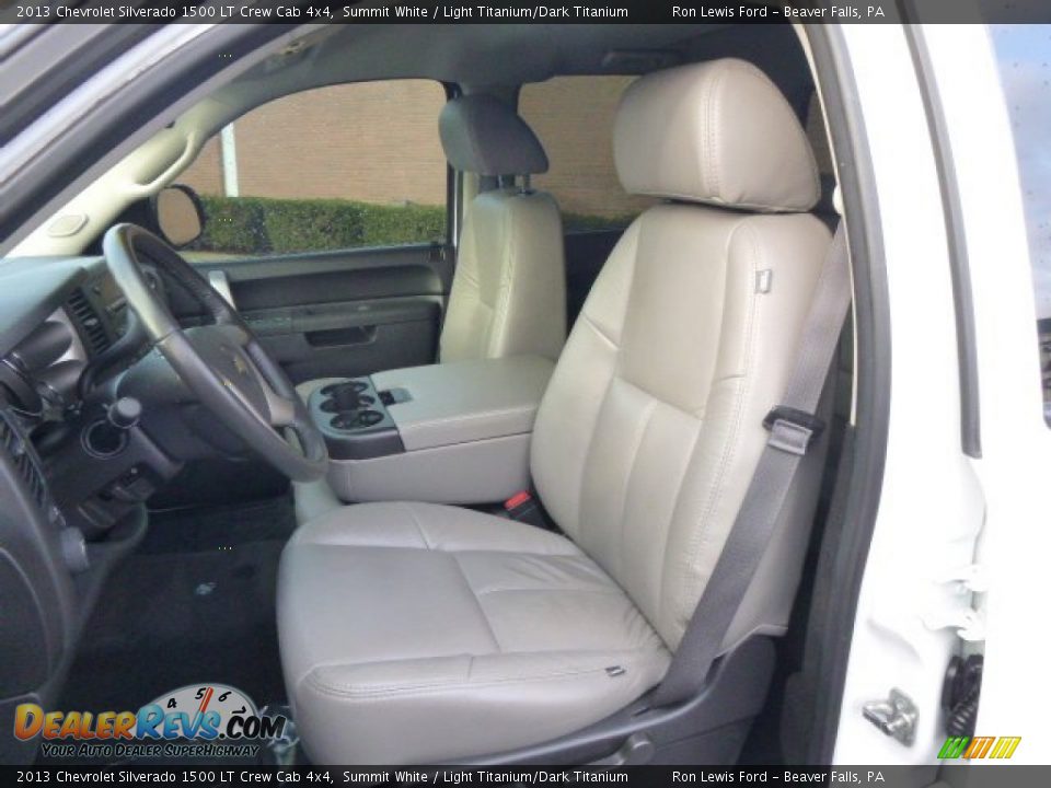 2013 Chevrolet Silverado 1500 LT Crew Cab 4x4 Summit White / Light Titanium/Dark Titanium Photo #11