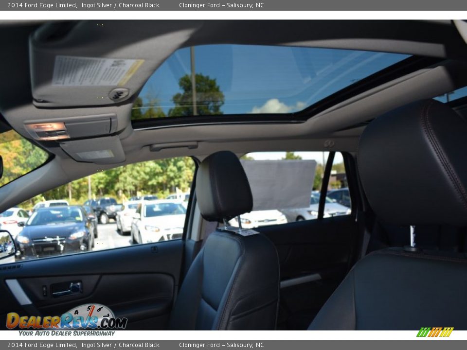 2014 Ford Edge Limited Ingot Silver / Charcoal Black Photo #14
