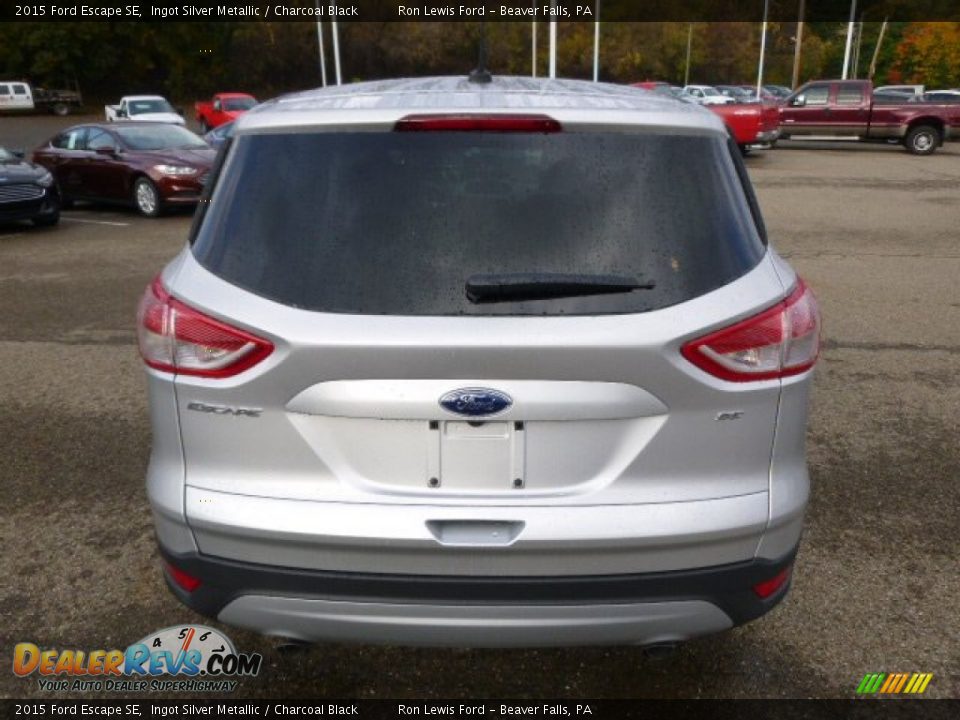 2015 Ford Escape SE Ingot Silver Metallic / Charcoal Black Photo #7
