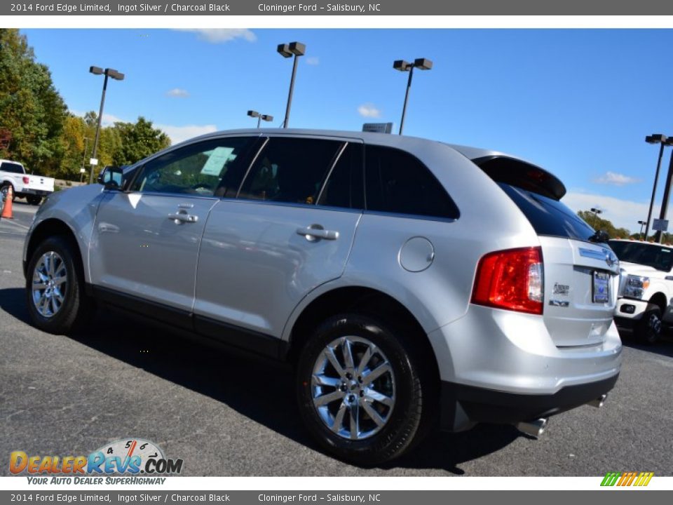 2014 Ford Edge Limited Ingot Silver / Charcoal Black Photo #29