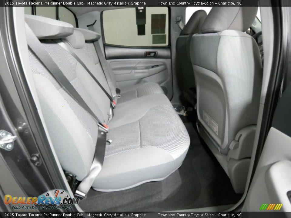 2015 Toyota Tacoma PreRunner Double Cab Magnetic Gray Metallic / Graphite Photo #5