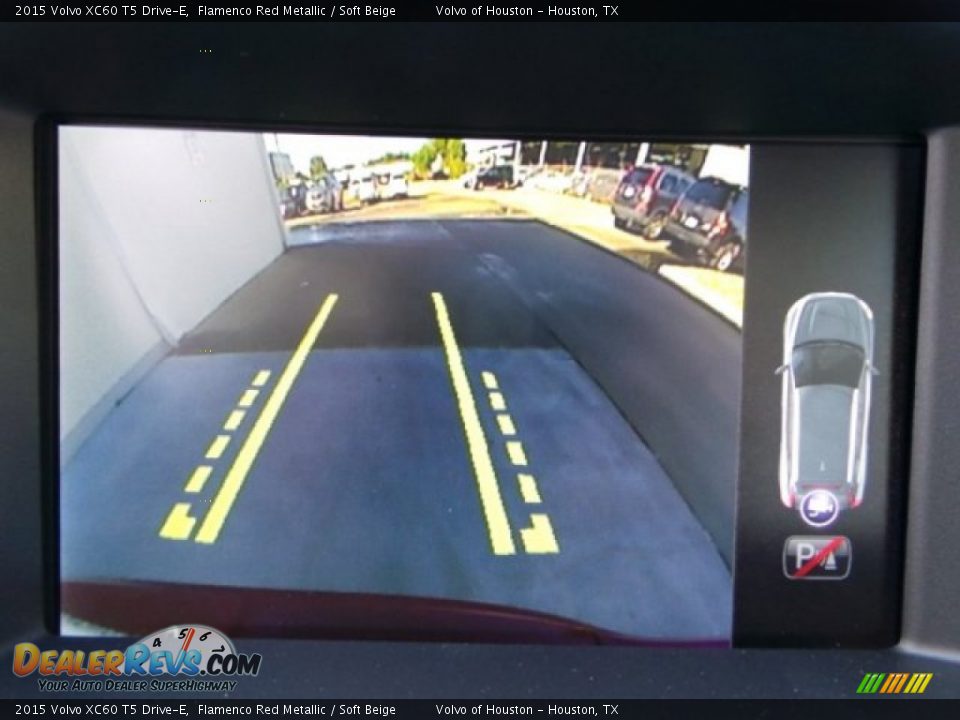 2015 Volvo XC60 T5 Drive-E Flamenco Red Metallic / Soft Beige Photo #18