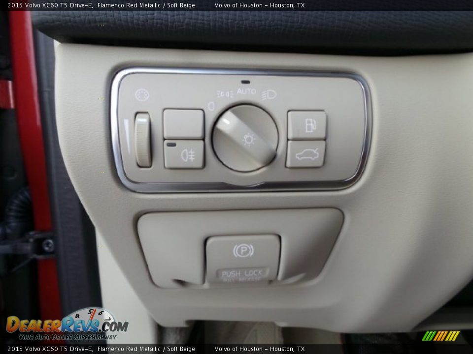 2015 Volvo XC60 T5 Drive-E Flamenco Red Metallic / Soft Beige Photo #21