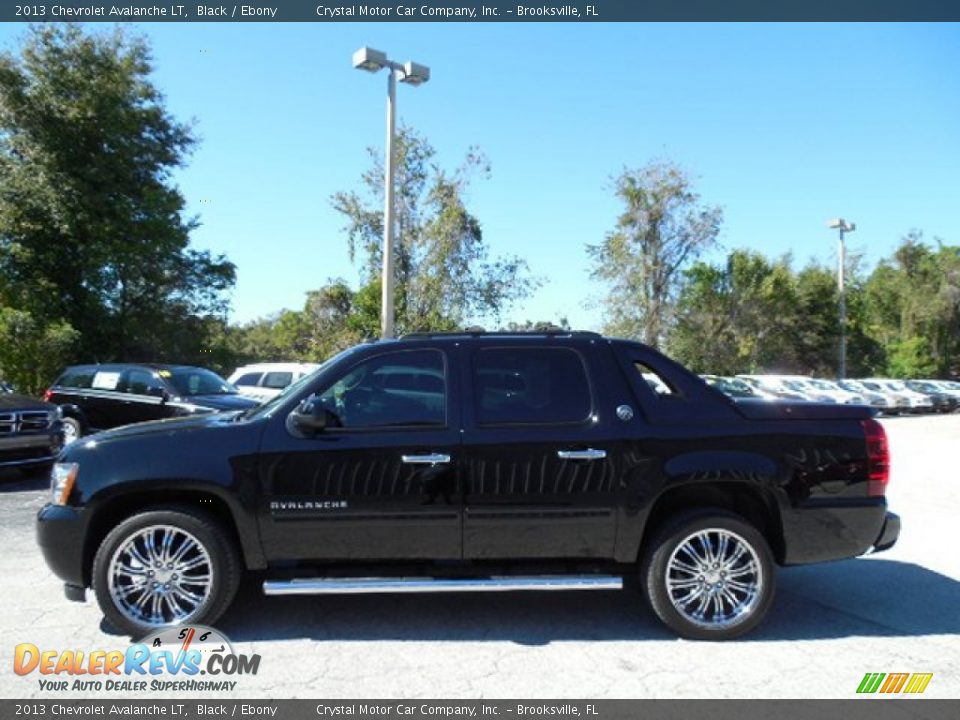 Black 2013 Chevrolet Avalanche LT Photo #2