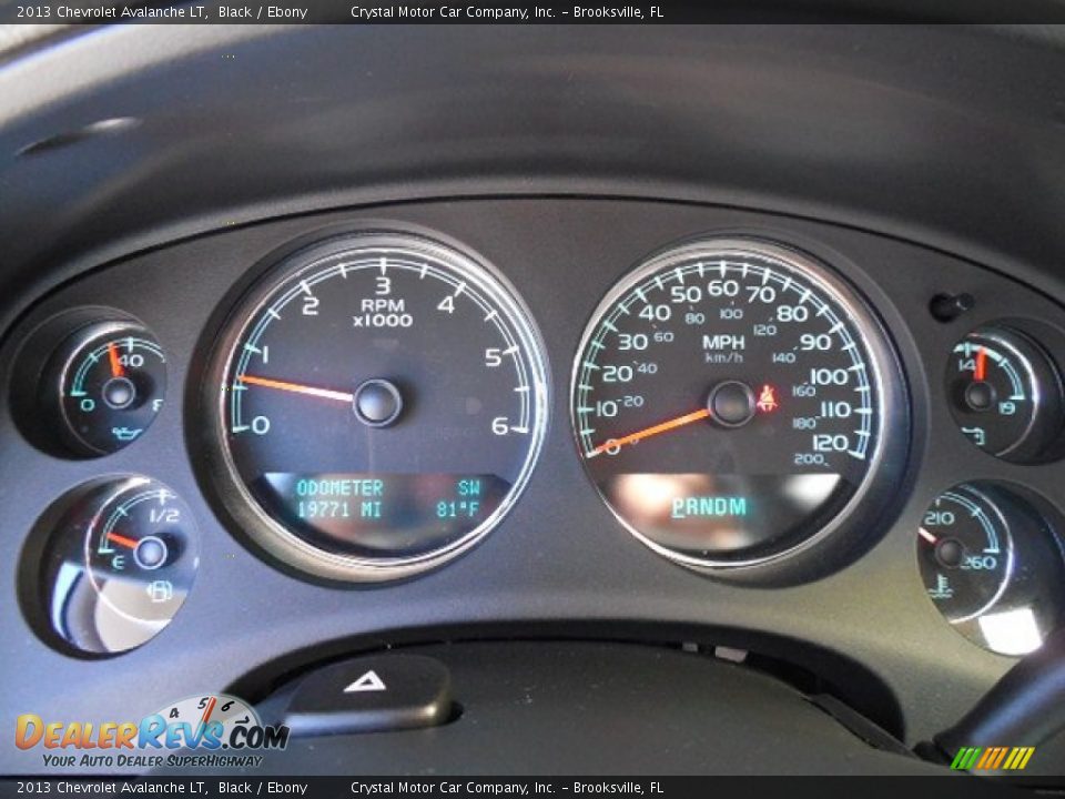 2013 Chevrolet Avalanche LT Gauges Photo #18