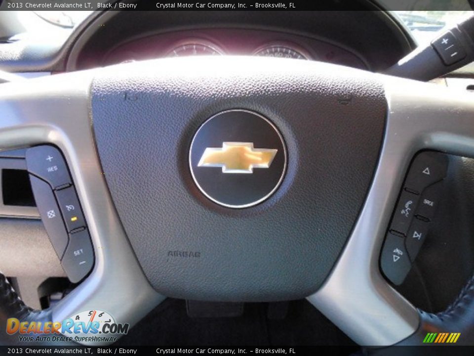2013 Chevrolet Avalanche LT Black / Ebony Photo #21