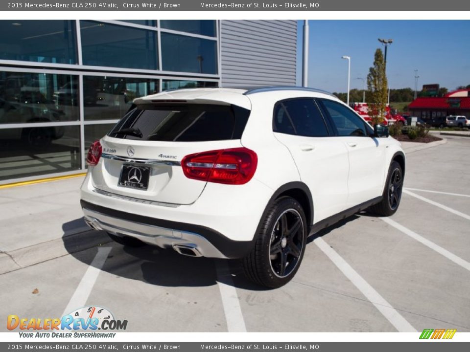 2015 Mercedes-Benz GLA 250 4Matic Cirrus White / Brown Photo #4