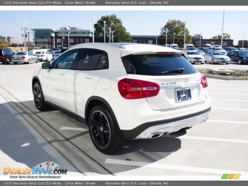 2015 Mercedes-Benz GLA 250 4Matic Cirrus White / Brown Photo #5