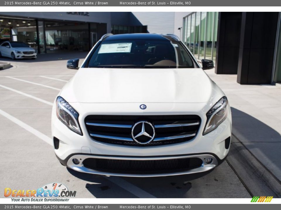 2015 Mercedes-Benz GLA 250 4Matic Cirrus White / Brown Photo #6