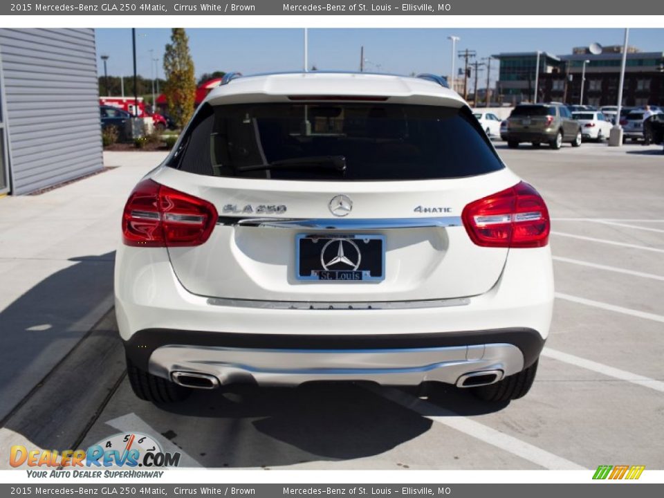 2015 Mercedes-Benz GLA 250 4Matic Cirrus White / Brown Photo #7