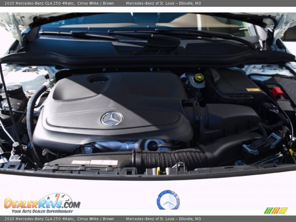 2015 Mercedes-Benz GLA 250 4Matic Cirrus White / Brown Photo #8