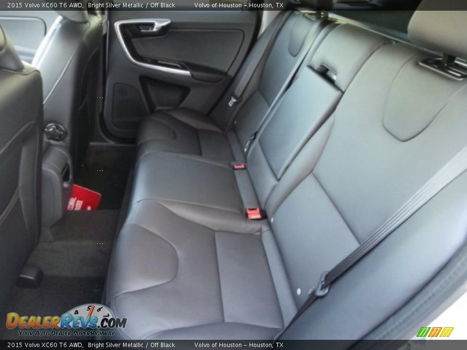 Rear Seat of 2015 Volvo XC60 T6 AWD Photo #24