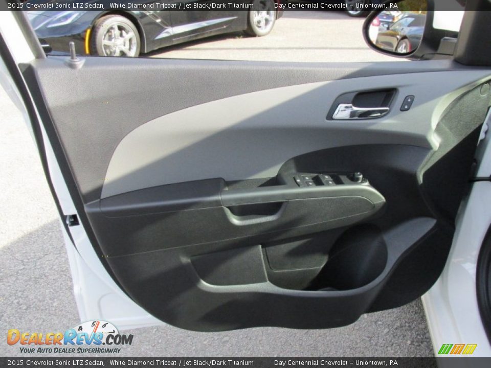 Door Panel of 2015 Chevrolet Sonic LTZ Sedan Photo #12