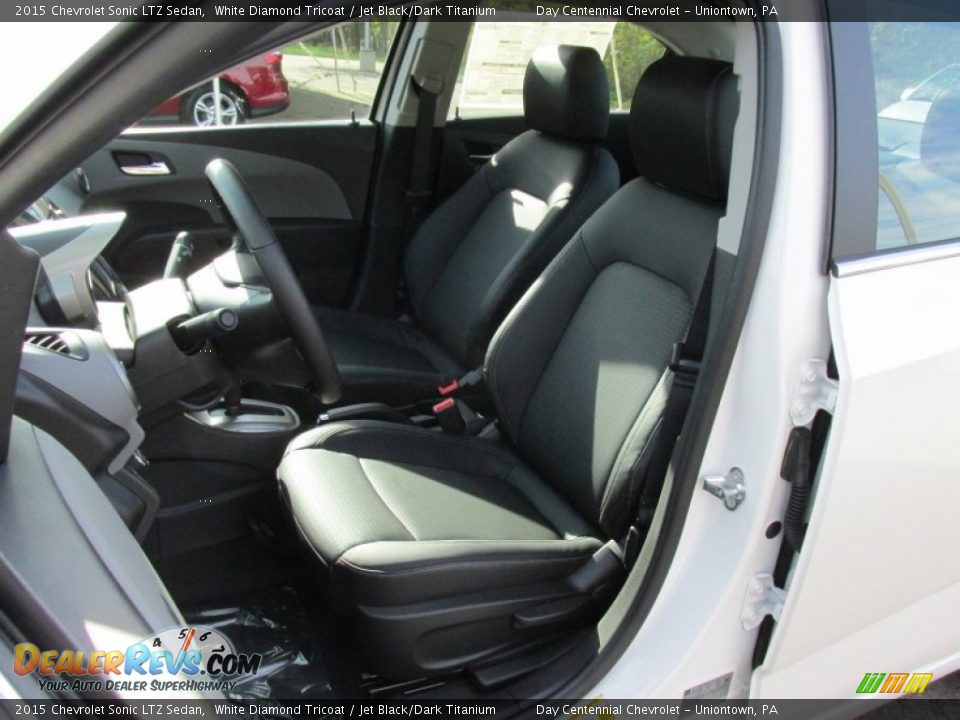 Front Seat of 2015 Chevrolet Sonic LTZ Sedan Photo #13