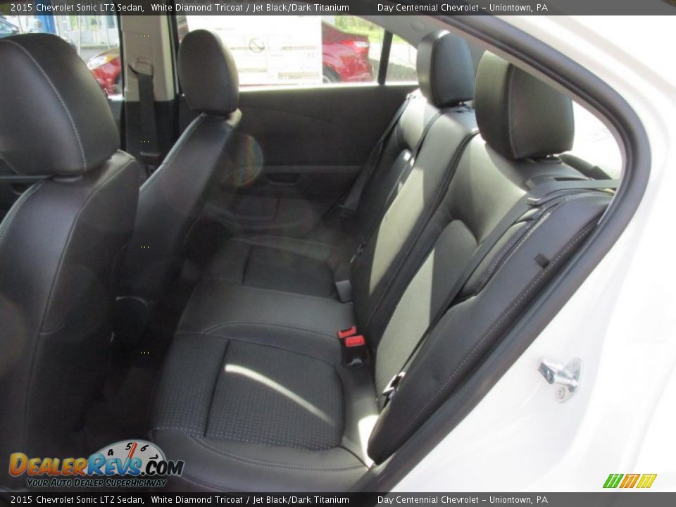 Rear Seat of 2015 Chevrolet Sonic LTZ Sedan Photo #14