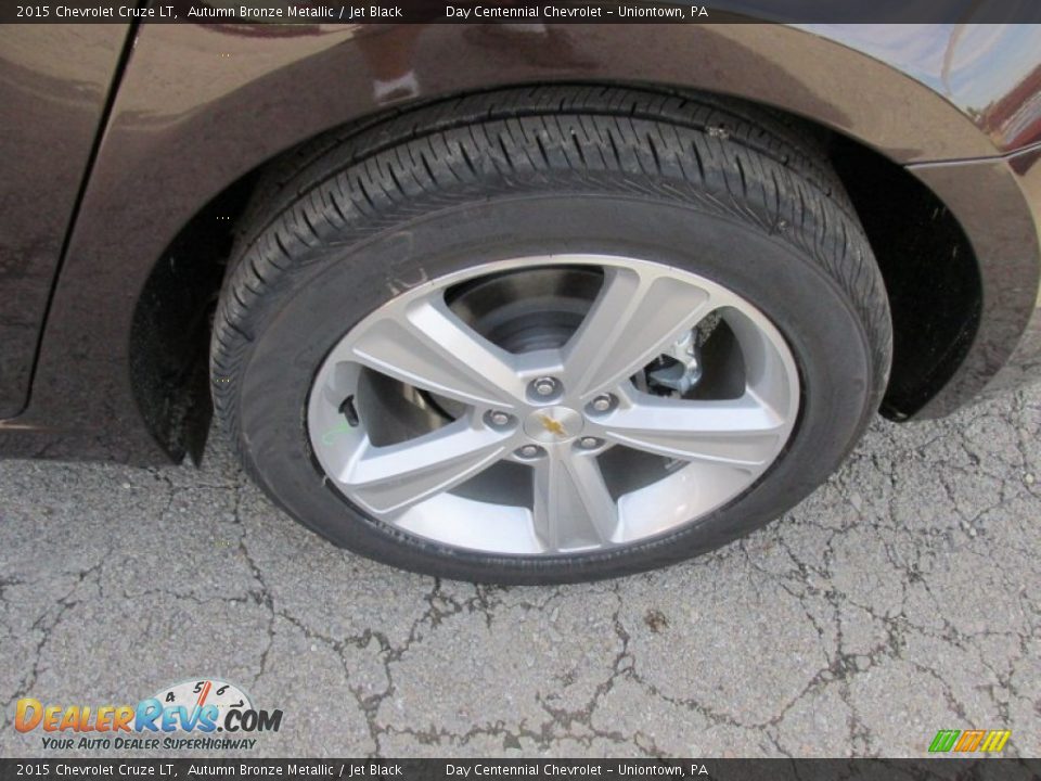 2015 Chevrolet Cruze LT Autumn Bronze Metallic / Jet Black Photo #3