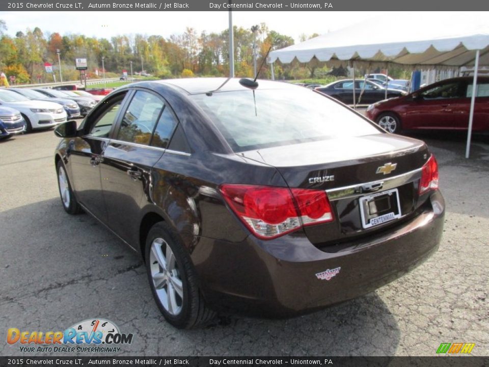 2015 Chevrolet Cruze LT Autumn Bronze Metallic / Jet Black Photo #4
