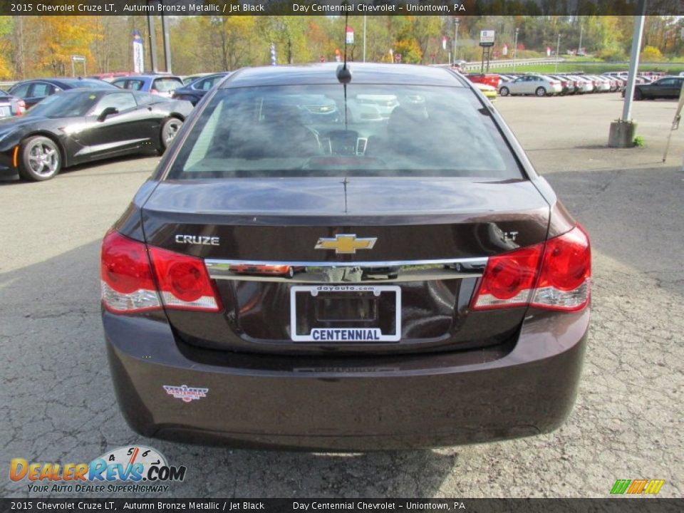 2015 Chevrolet Cruze LT Autumn Bronze Metallic / Jet Black Photo #5