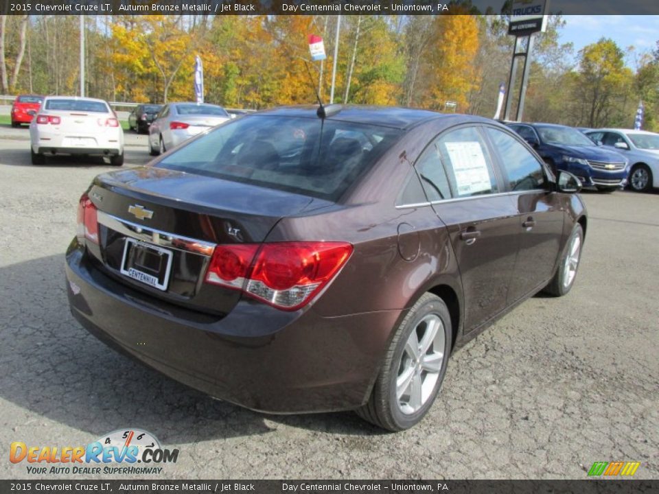 2015 Chevrolet Cruze LT Autumn Bronze Metallic / Jet Black Photo #6