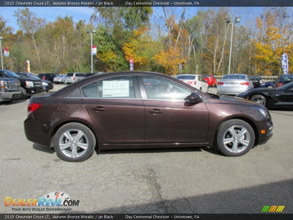 2015 Chevrolet Cruze LT Autumn Bronze Metallic / Jet Black Photo #7