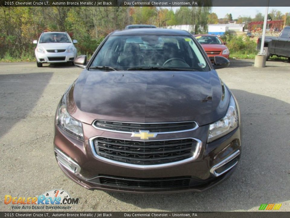 2015 Chevrolet Cruze LT Autumn Bronze Metallic / Jet Black Photo #9