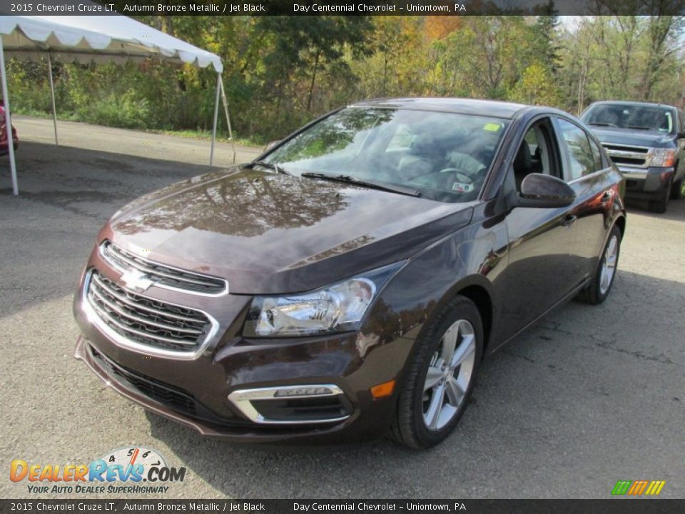 2015 Chevrolet Cruze LT Autumn Bronze Metallic / Jet Black Photo #10