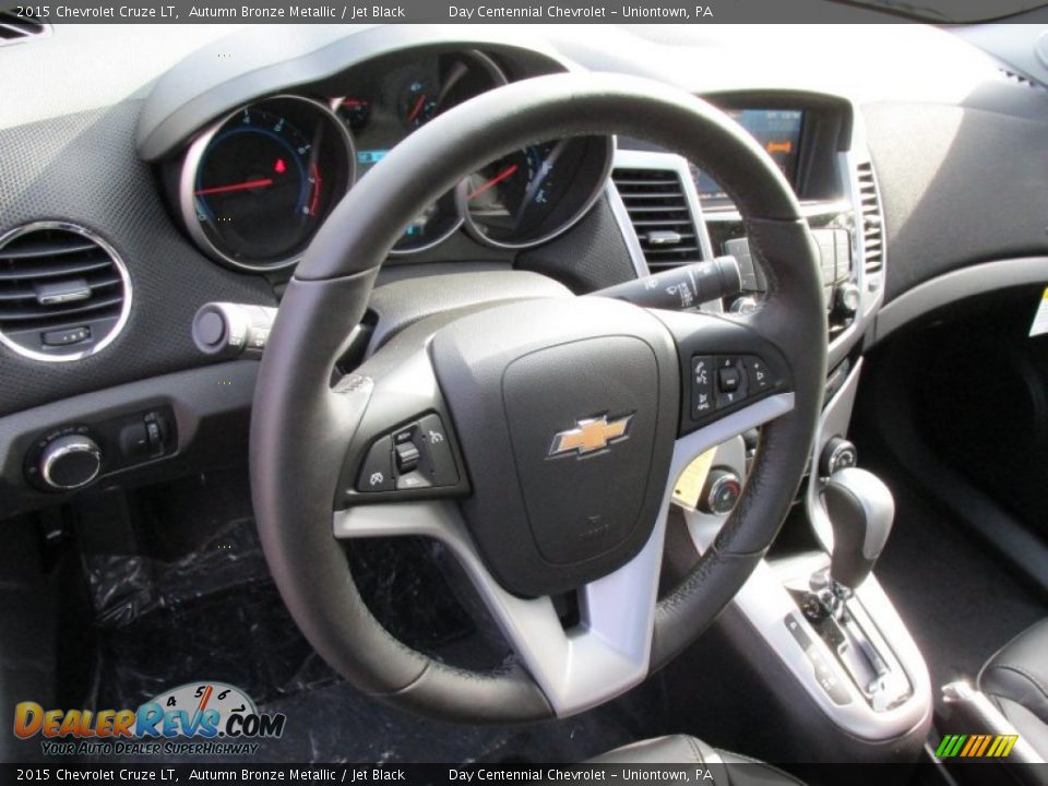 2015 Chevrolet Cruze LT Autumn Bronze Metallic / Jet Black Photo #14