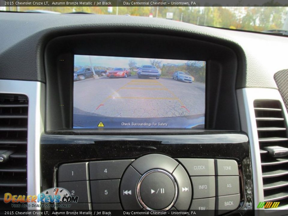 2015 Chevrolet Cruze LT Autumn Bronze Metallic / Jet Black Photo #17