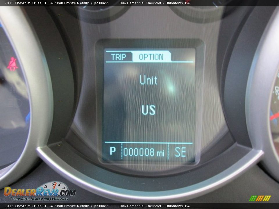 2015 Chevrolet Cruze LT Autumn Bronze Metallic / Jet Black Photo #20