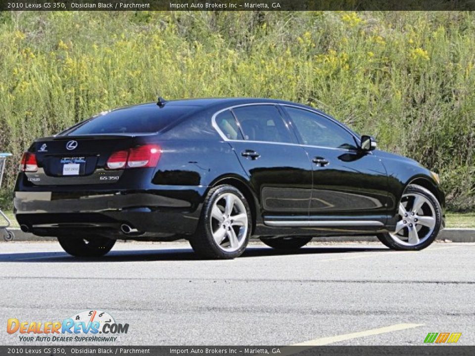 2010 Lexus GS 350 Obsidian Black / Parchment Photo #2