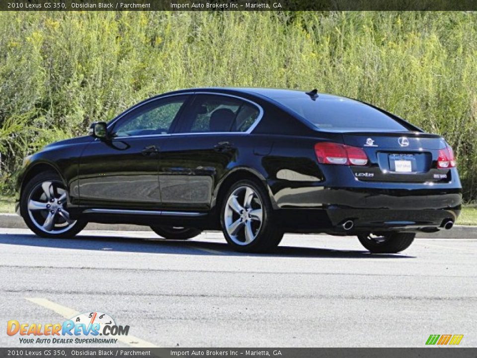 2010 Lexus GS 350 Obsidian Black / Parchment Photo #4