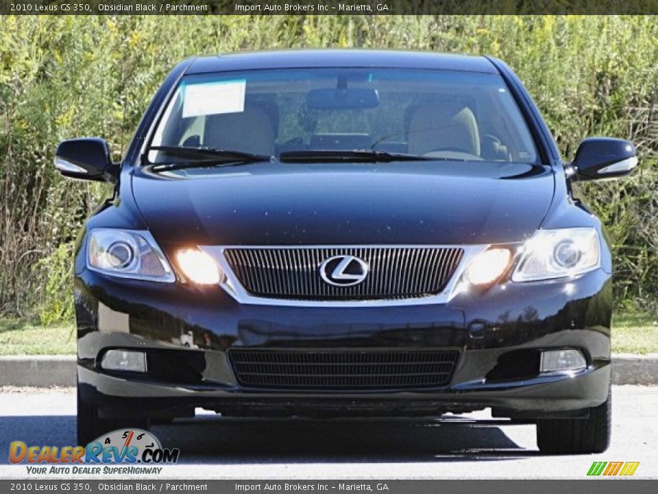 2010 Lexus GS 350 Obsidian Black / Parchment Photo #6