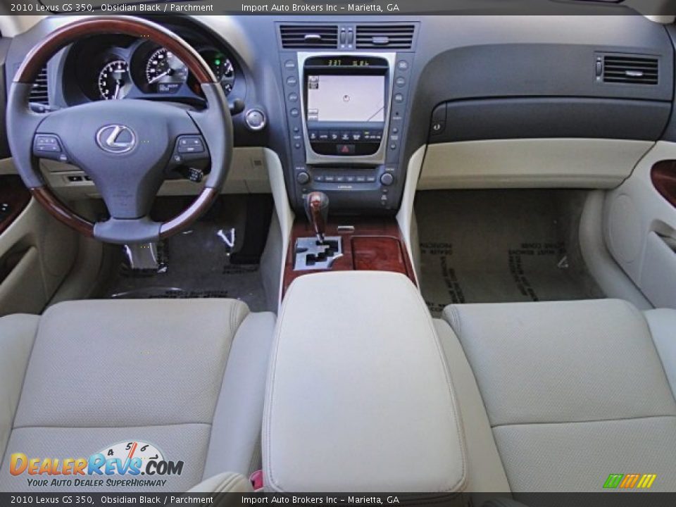 2010 Lexus GS 350 Obsidian Black / Parchment Photo #7