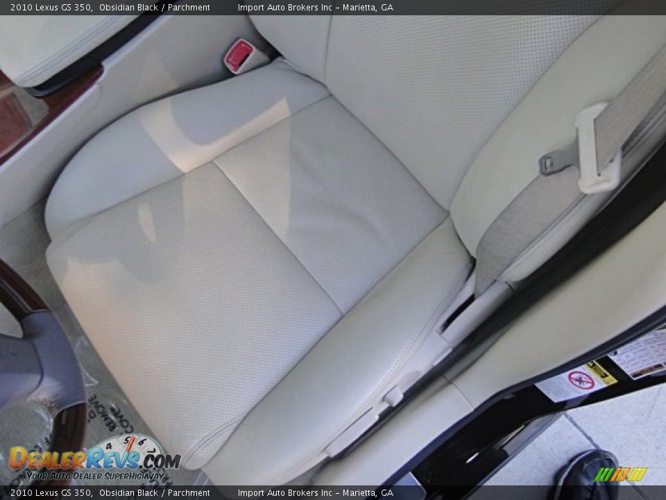 2010 Lexus GS 350 Obsidian Black / Parchment Photo #8