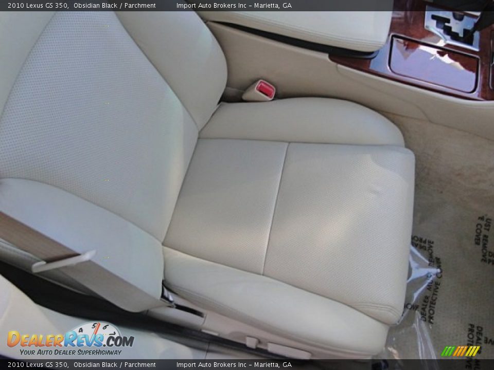 2010 Lexus GS 350 Obsidian Black / Parchment Photo #9