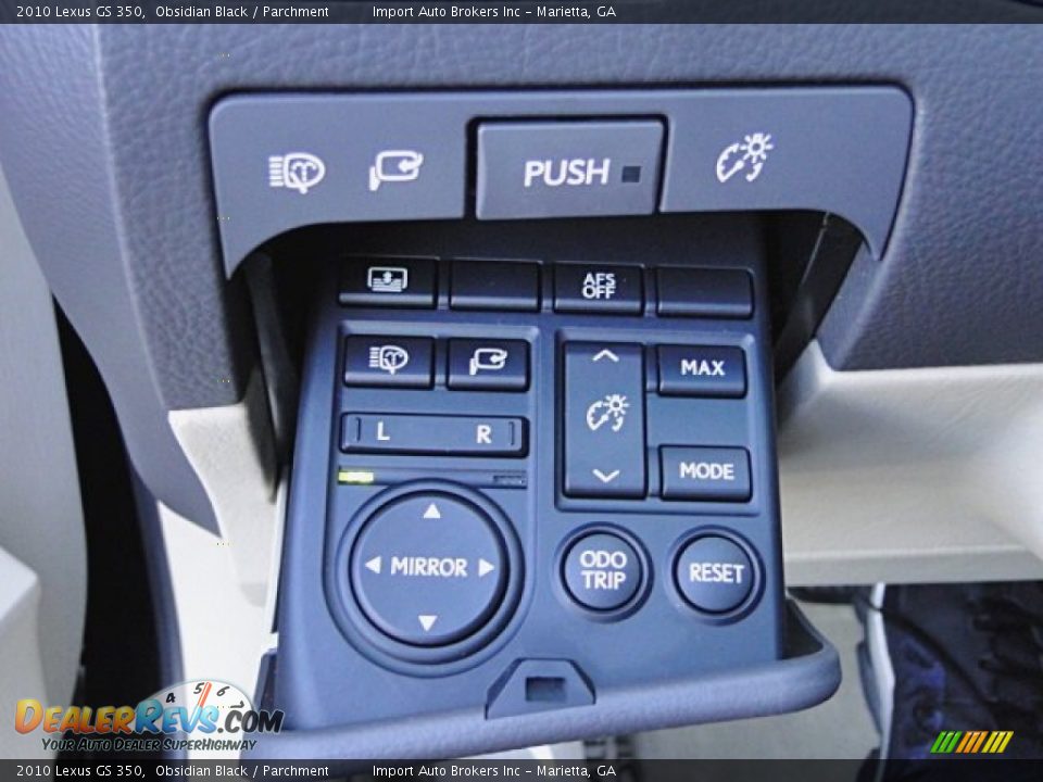 2010 Lexus GS 350 Obsidian Black / Parchment Photo #16