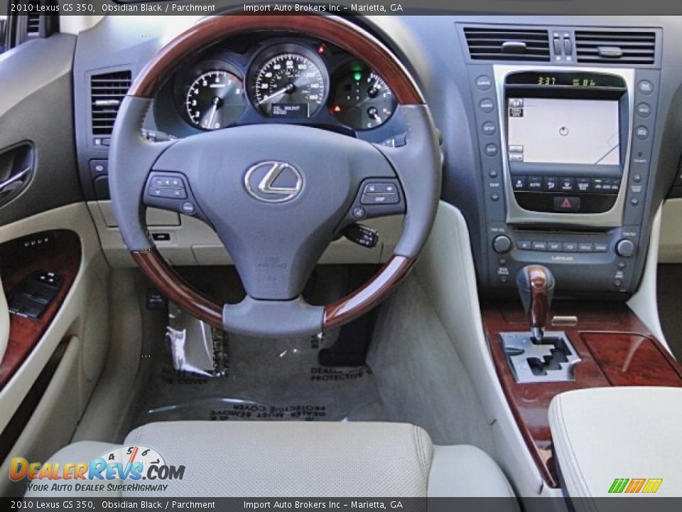 2010 Lexus GS 350 Obsidian Black / Parchment Photo #17