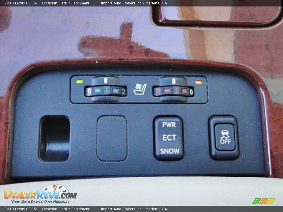 2010 Lexus GS 350 Obsidian Black / Parchment Photo #19
