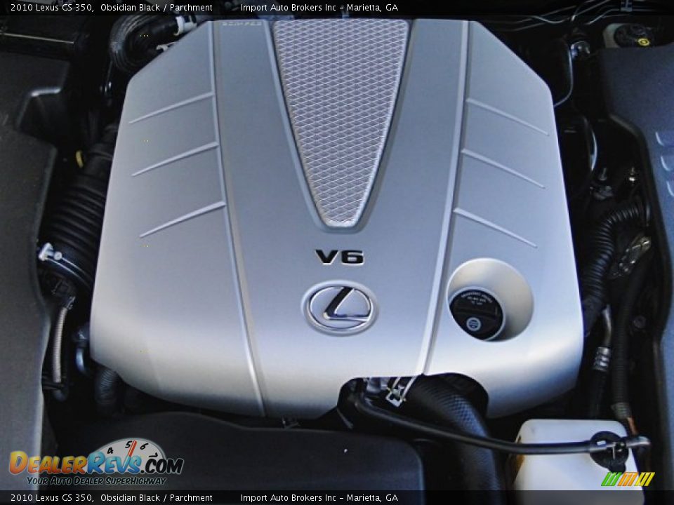 2010 Lexus GS 350 Obsidian Black / Parchment Photo #22