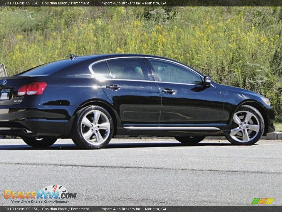 2010 Lexus GS 350 Obsidian Black / Parchment Photo #23
