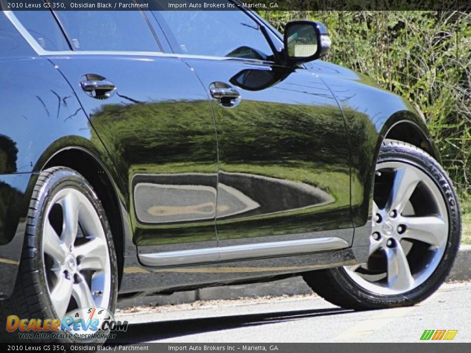 2010 Lexus GS 350 Obsidian Black / Parchment Photo #27