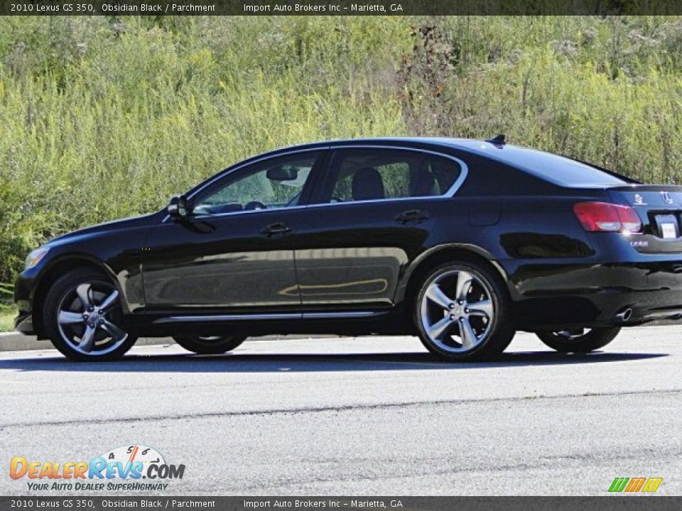 2010 Lexus GS 350 Obsidian Black / Parchment Photo #29