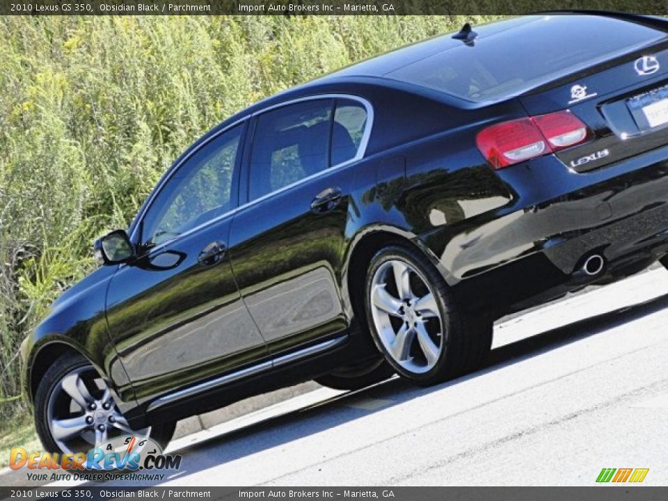 2010 Lexus GS 350 Obsidian Black / Parchment Photo #31