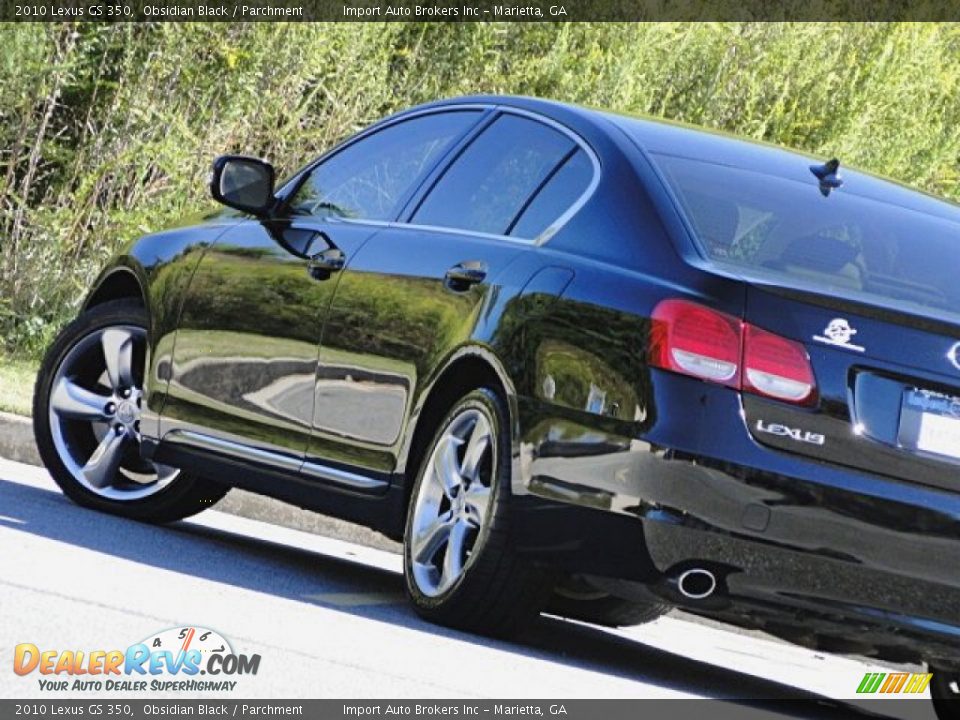 2010 Lexus GS 350 Obsidian Black / Parchment Photo #32