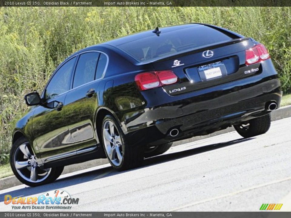 2010 Lexus GS 350 Obsidian Black / Parchment Photo #33