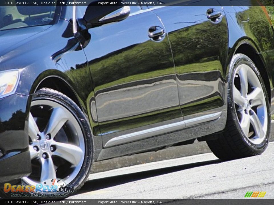 2010 Lexus GS 350 Obsidian Black / Parchment Photo #36