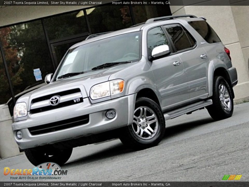 2007 Toyota Sequoia Limited Silver Sky Metallic / Light Charcoal Photo #1