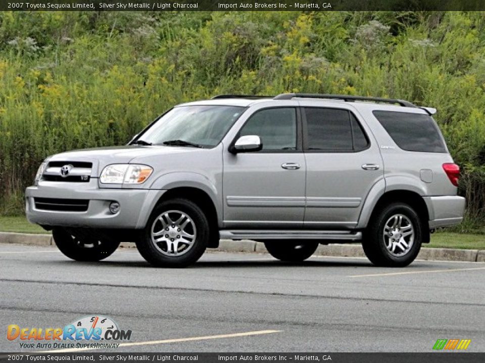 2007 Toyota Sequoia Limited Silver Sky Metallic / Light Charcoal Photo #3