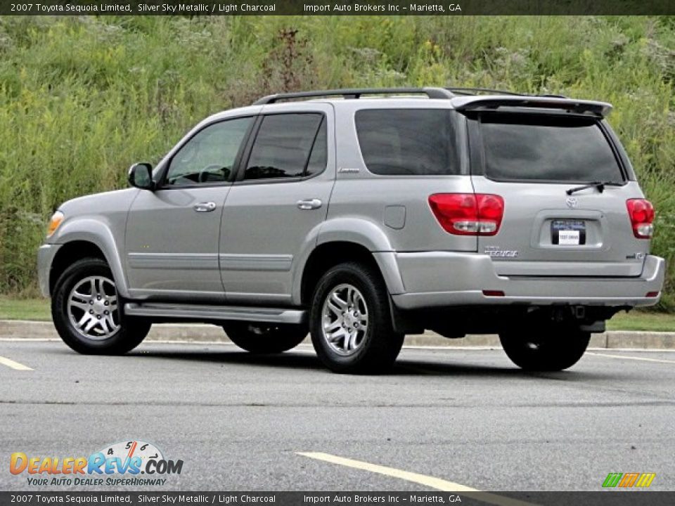 2007 Toyota Sequoia Limited Silver Sky Metallic / Light Charcoal Photo #4
