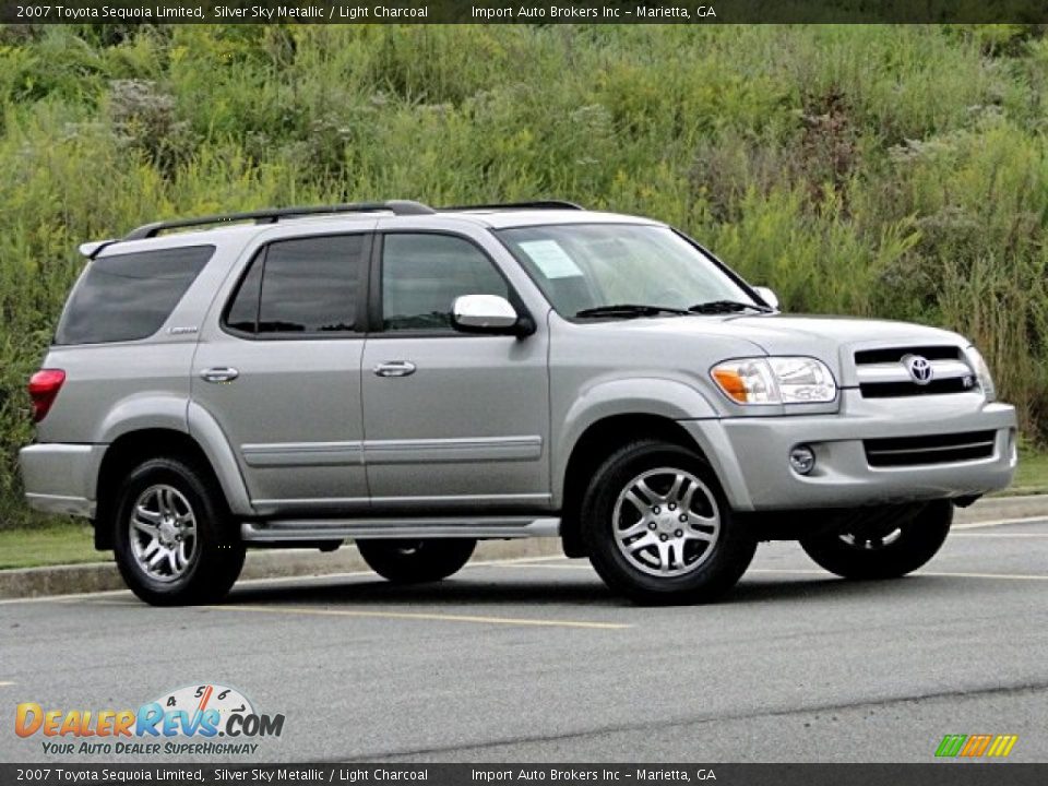 2007 Toyota Sequoia Limited Silver Sky Metallic / Light Charcoal Photo #5